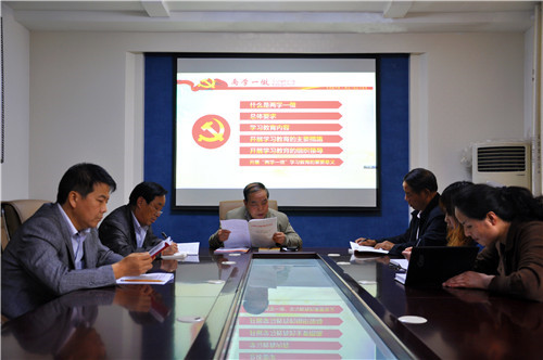公司黨支部組織”兩學(xué)一做“ 學(xué)習(xí)交流會